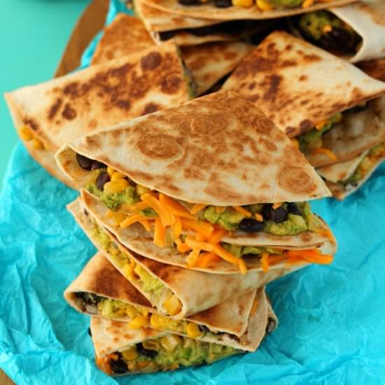 Vegan Quesadillas - Recipe photo by lovingitvegan