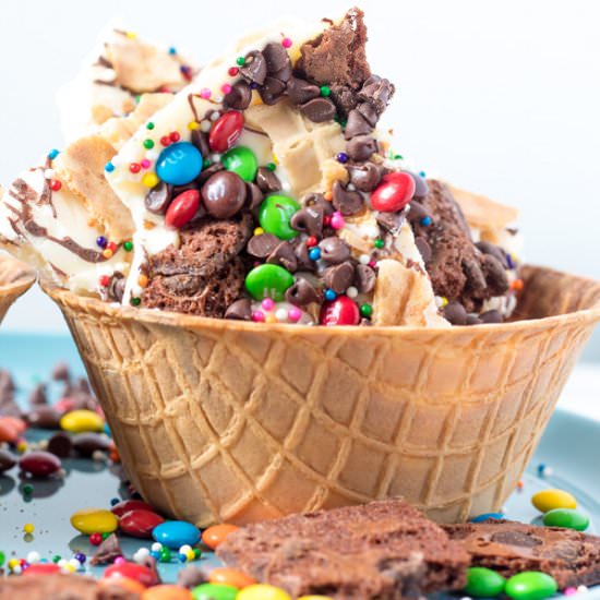 Ice Cream Sundae Bark - Recipe photo by thereciperevival