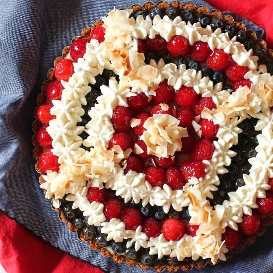 Triple Coconut Tart - Recipe photo by TwoBitTart