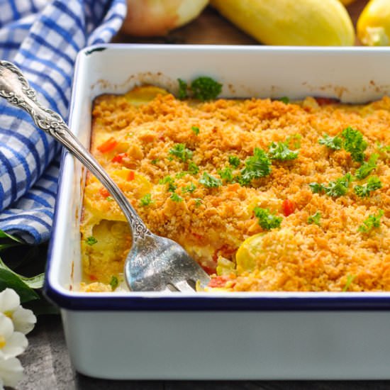 Southern Squash Casserole - Recipe photo by The Seasoned Mom
