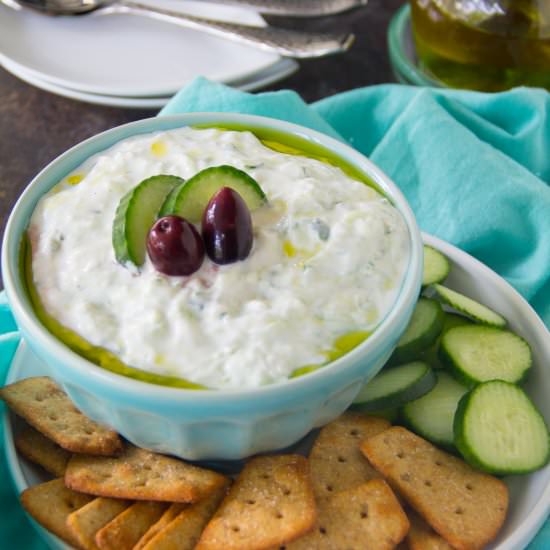 AUTHENTIC GREEK TZATZIKI SAUCE RECI - Recipe photo by saygraceblog