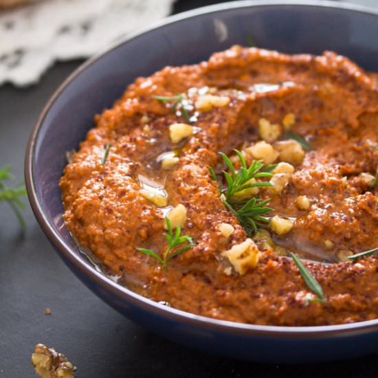 Muhammara Dip with Roasted Peppers - Recipe photo by adinutza