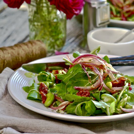 Fava Bean And Orzo Salad - Recipe photo by simmerandsauce