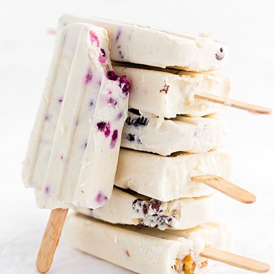 Frozen Yogurt Popsicles - Recipe photo by trufflesandtrends