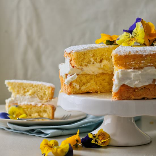Lemon sponge cake - Recipe photo by vanillafrost4