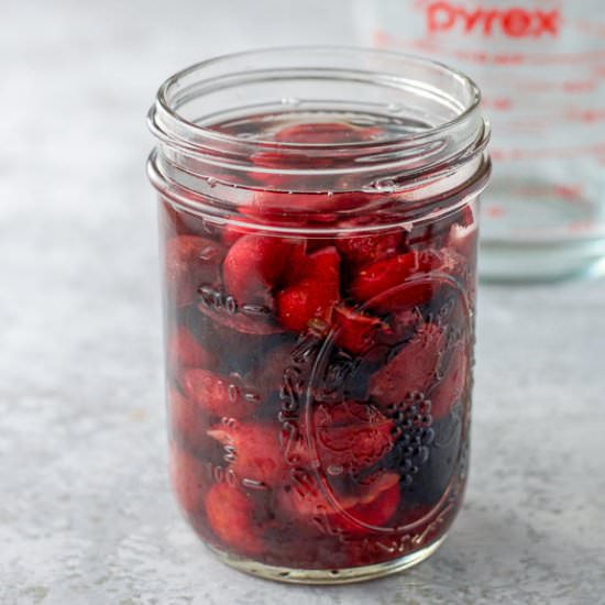 Cherry Infused Vodka - Recipe photo by Dishesdelish