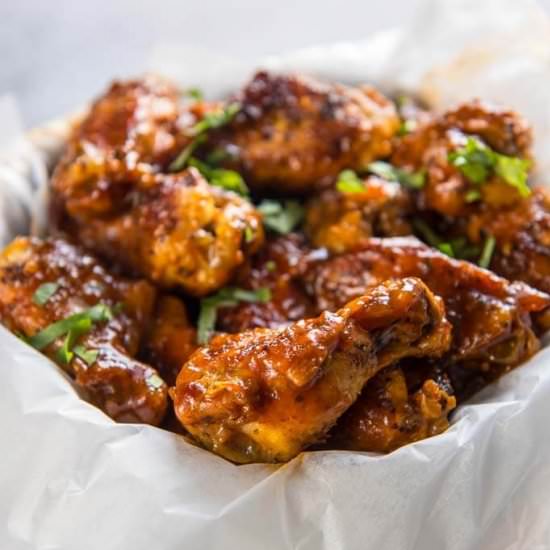 Slow Cooker Wings w/Honey Buffalo - Recipe photo by slowcookergourmet