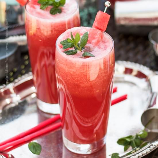 Watermelon Cocktail Bourbon Kolsch - Recipe photo by Craft Beering