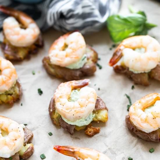 Crispy Smashed Potatoes - Recipe photo by cookingforkeeps