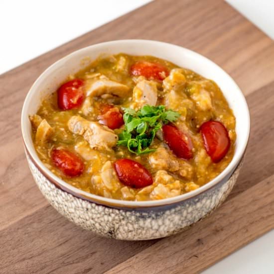 Instant Pot Tomatillo Chicken Stew - Recipe photo by anne1456
