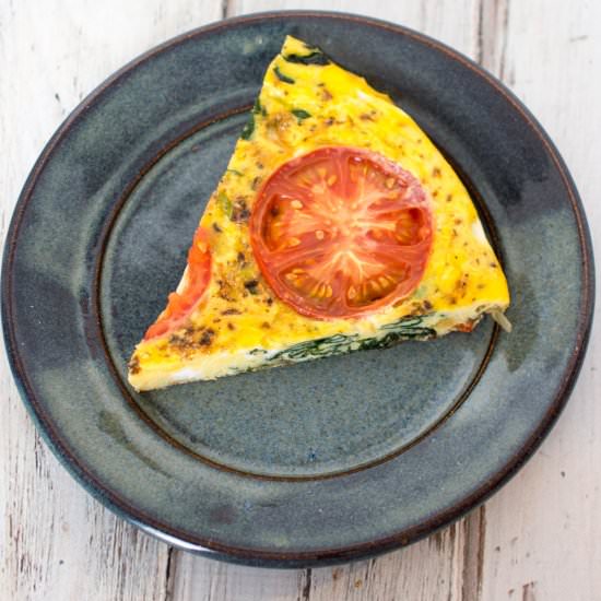 Spinach Tomato Frittata - Recipe photo by anne1456