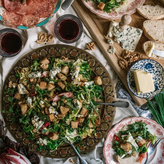 The Ultimate Blue Cheese Salad - Recipe photo by The Cutlery Chronicles