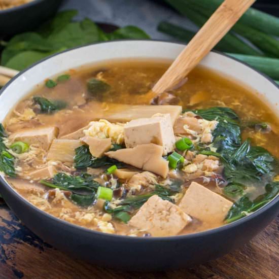Instant Pot Hot and Sour Soup - Recipe photo by peasandpeonies