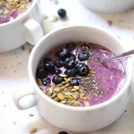 Blueberry Smoothie Bowls - Recipe photo by suebeehomemaker