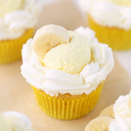 Easy Banana Cream Pie Cupcakes - Recipe photo by yourcupofcake