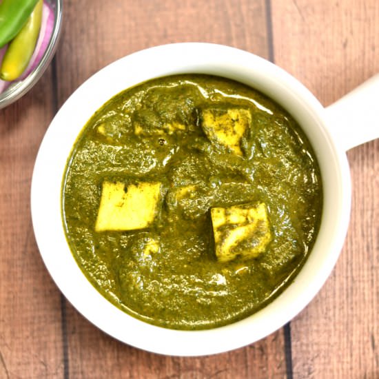 Palak Paneer - Recipe photo by Spice Cravings