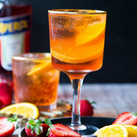 Aperol Spritz Cocktail - Recipe photo by Inside the rustic kitchen