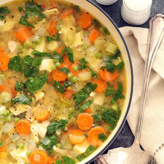 Chicken Vegetable Soup - Recipe photo by The Harvest Kitchen
