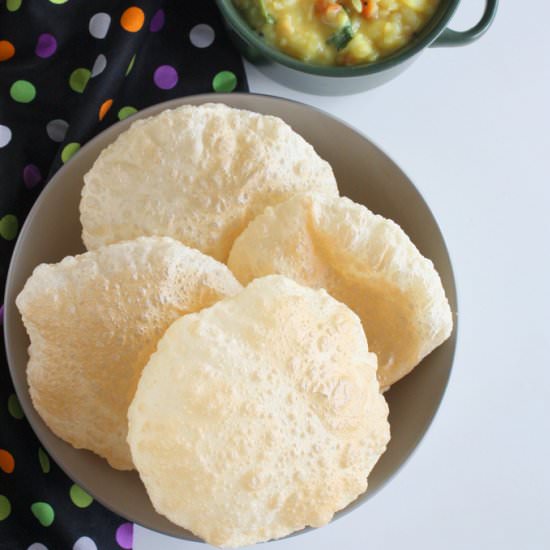 Maida Poori - Recipe photo by sandhiya