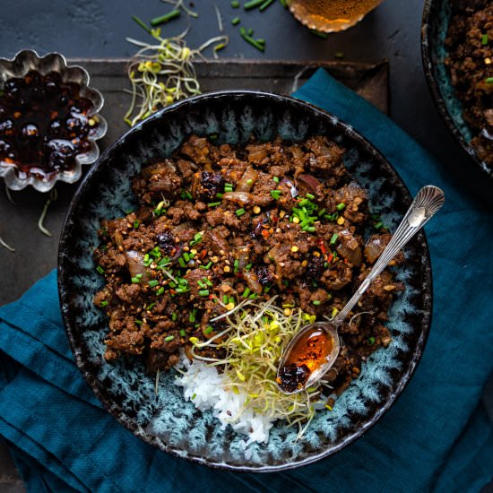 Spicy beef stir fry - Recipe photo by supergoldenbakes