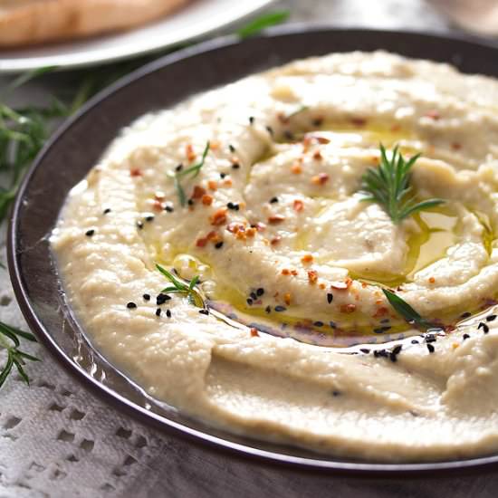 Fava Bean Dip or Puree with Cumin - Recipe photo by adinutza