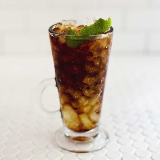 Coffee Soda - Recipe photo by abeautifulmessblog