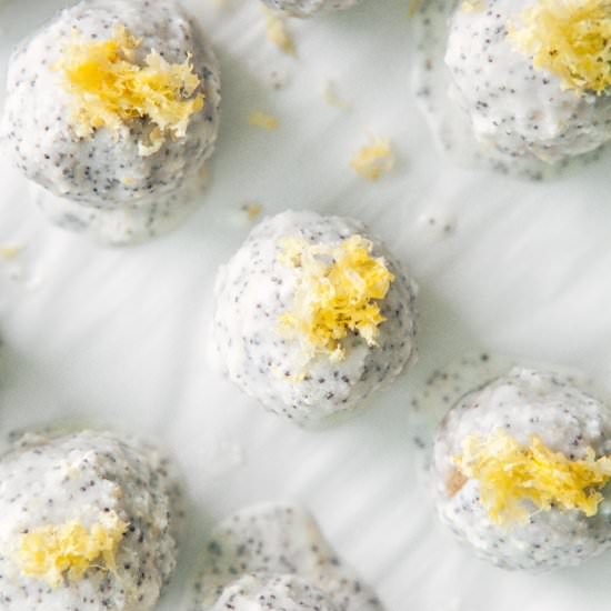 Lemon Energy Balls with Glaze - Recipe photo by amazingpaleo