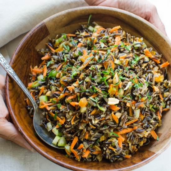 Asian Wild Rice Salad - Recipe photo by garlic and zest