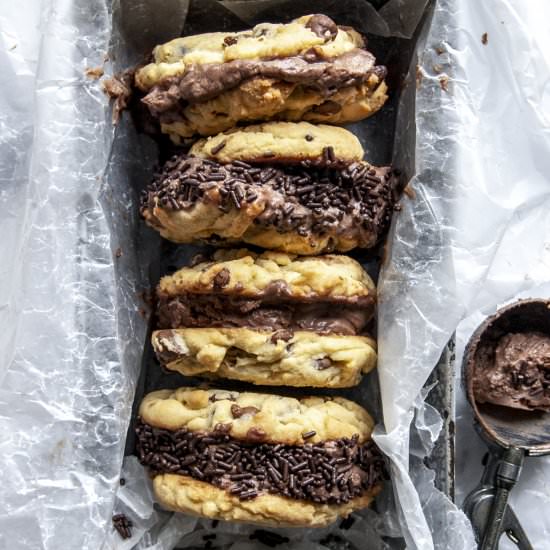 Ice Cream Cookie Sandwiches - Recipe photo by Beyond the Butter