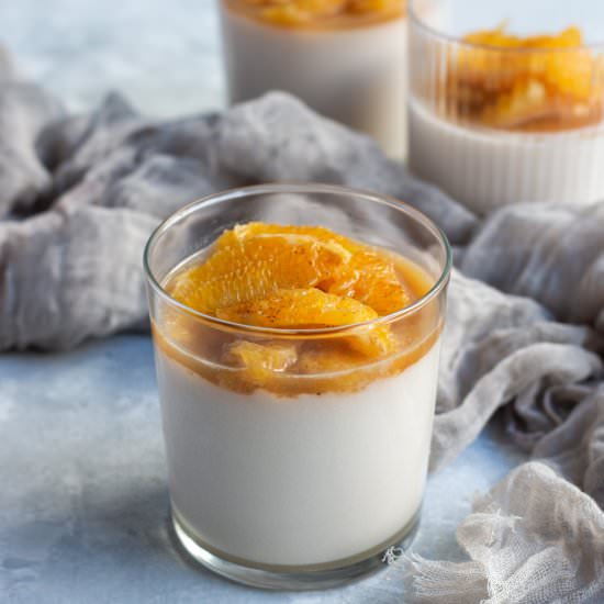Breakfast Panna Cotta with Oranges - Recipe photo by sarahbellnutrition