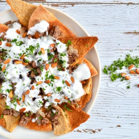 Toasted Pita Nachos - Recipe photo by measuringcupsoptional
