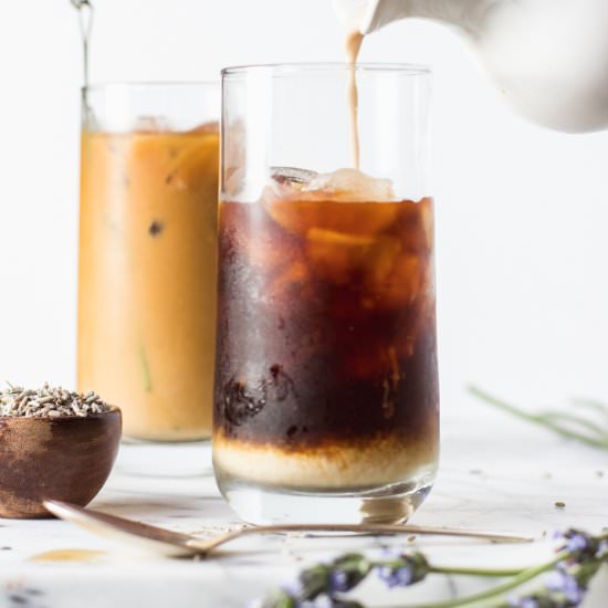 Lavender Honey Latte - Recipe photo by Danilicious