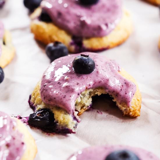 Blueberry Ice Cream Cookies - Recipe photo by pipandebby