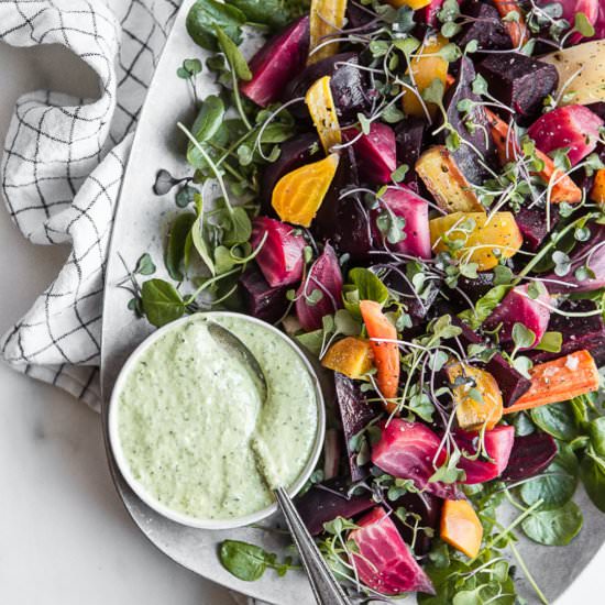 Roasted Beet Salad - Recipe photo by themodernproper
