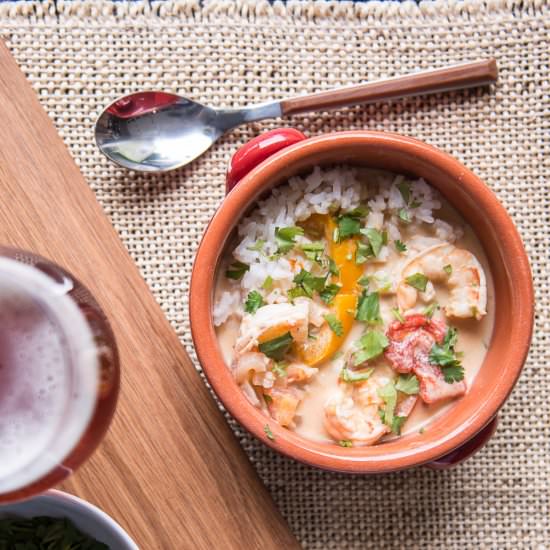 Brazilian Beer Gumbo/Moqueca - Recipe photo by TheBeeroness