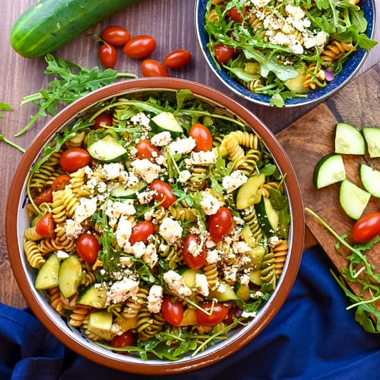 Mediterranean Pasta Salad - Recipe photo by dudethatcookz