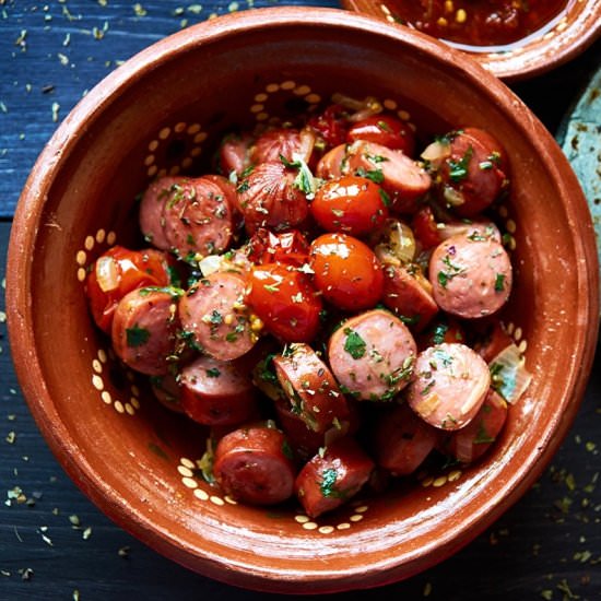 Hotdogs a la Mexicana - Recipe photo by MexicanFoodJournal
