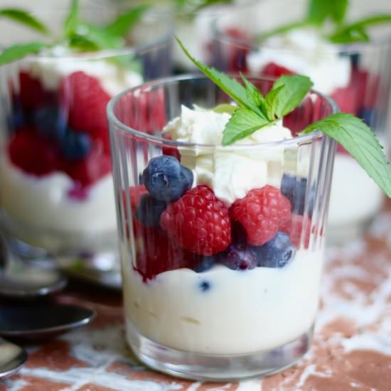 Key Lime Berry Parfaits - Recipe photo by the good eats co