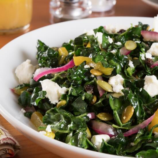 Shredded Kale Salad - Recipe photo by For the Love of Cooking