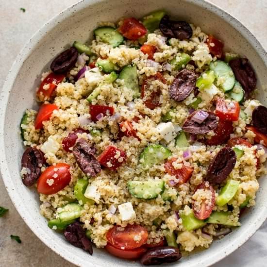 Mediterranean Quinoa Salad - Recipe photo by saltandlavender
