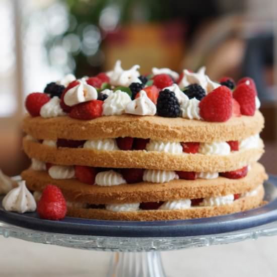 Eton Mess Cake - Recipe photo by jennyisbaking.com
