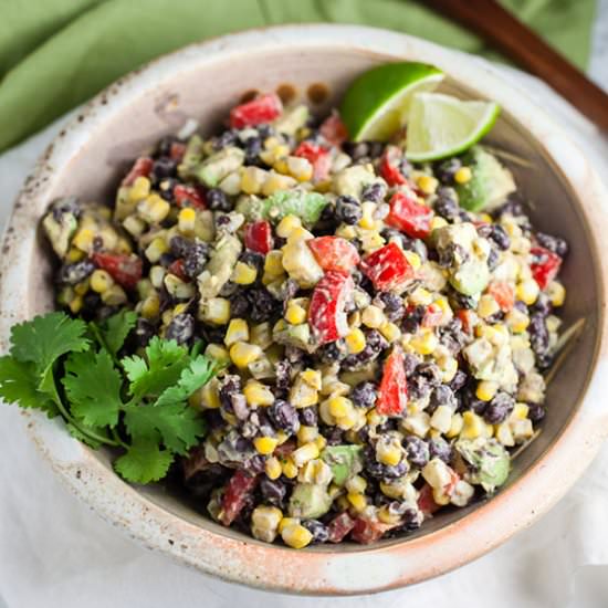 Southwest Black Bean and Corn Salad - Recipe photo by therusticfoodie