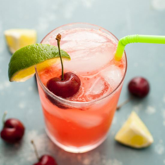 Adult Cherry Lime Rickey - Recipe photo by Macheesmo
