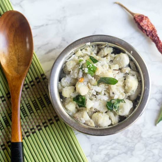 Plantain Coconut Stir-fry - Recipe photo by srividhya