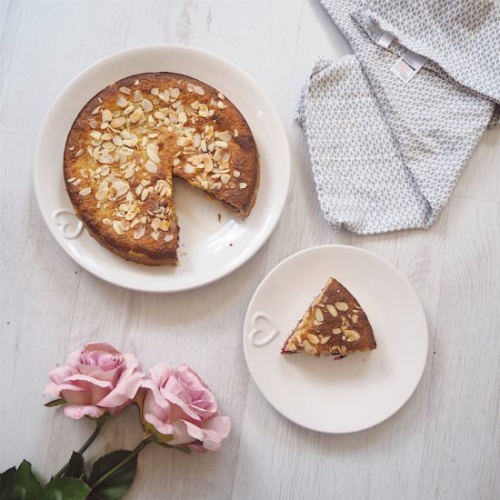 Cherry Bakewell Frangipane Tart - Recipe photo by nourishyourglow