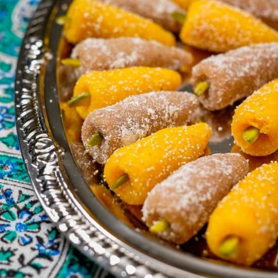 Persian Mulberry Marzipan Candy - Recipe photo by thedeliciouscrescent