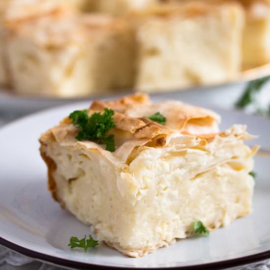 Gibanica – Serbian Cheese Pie - Recipe photo by adinutza