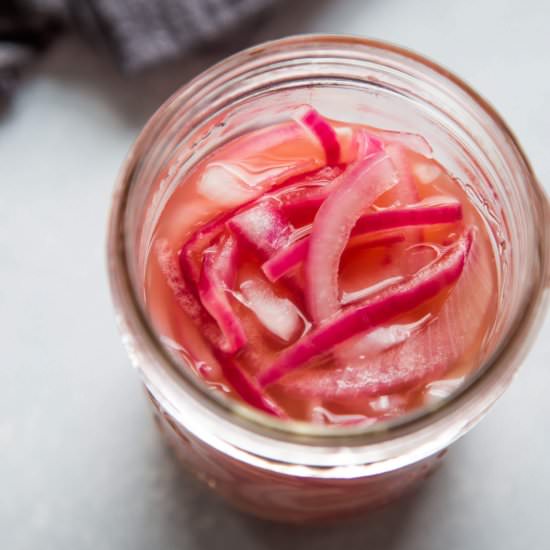 Quick {+EASY} Pickled Onions - Recipe photo by platingsandpairings