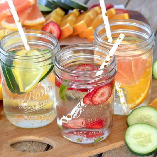 Vitamin Water 3 Ways - Recipe photo by The Soccer Mom Blog