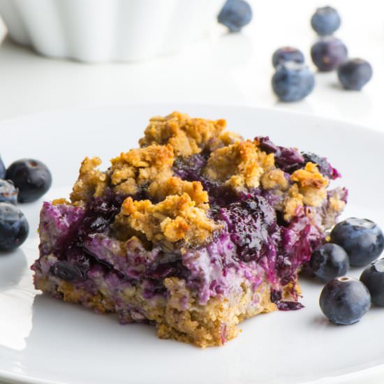 Blueberry Crumble Bars - Recipe photo by NamelyMarly